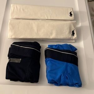 SOLD 2 medium polo by Ralph Lauren boxer briefs and 2 medium t shirts brand new